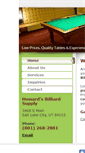Mobile Screenshot of billiardsutah.net
